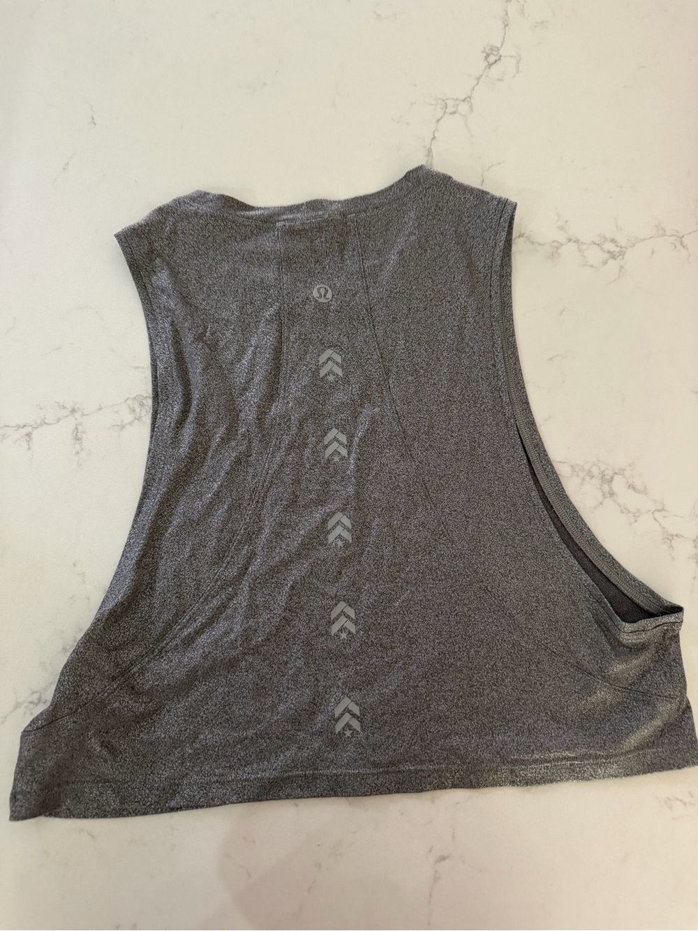 lululemon athletica Women's Sleeveless Tank- Metallic Silver